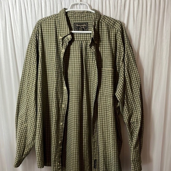 Ambercrombie & Fitch XXL button down long sleeve dress shirt - Picture 1 of 4